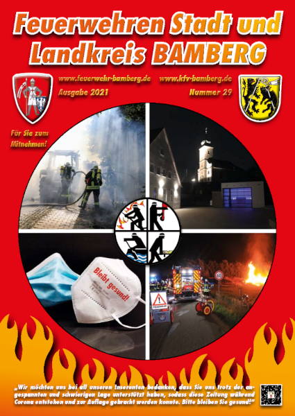 Neue Ausgabe 2021 der Feuerwehrzeitung der Stadt und des Landkreises Bamberg